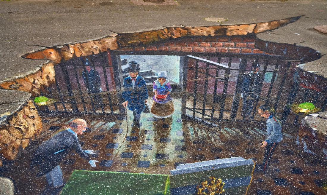 Acrylic Floor Paint Mural