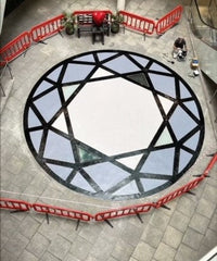 The Cube Birmingham Floor Mural