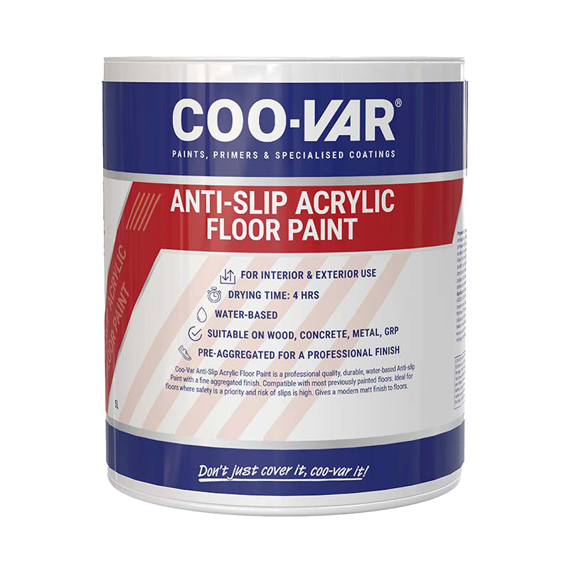Coo-Var Anti-Slip Acrylic Floor Paint