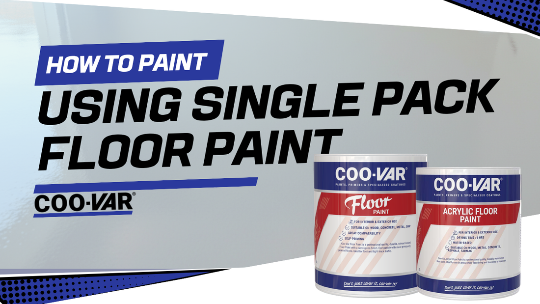 How to Paint a Garage or Store Room Floor with Single-Pack Floor Paint