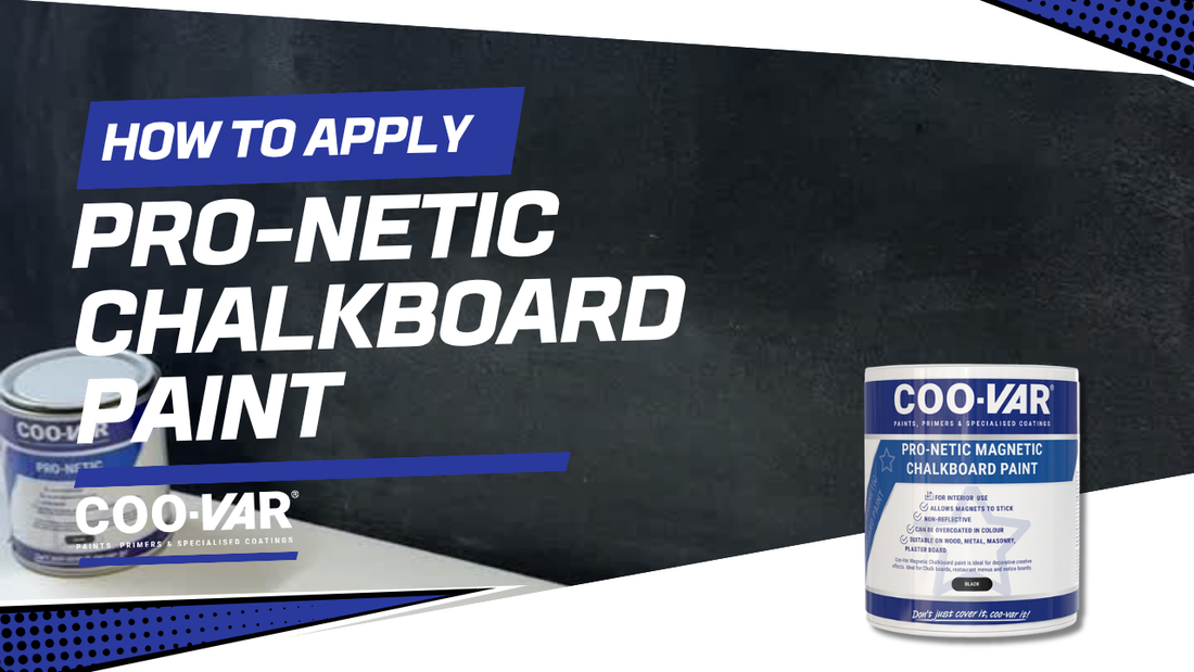 How to Apply Pro-Netic Magnetic Chalkboard Paint to Wood and Walls