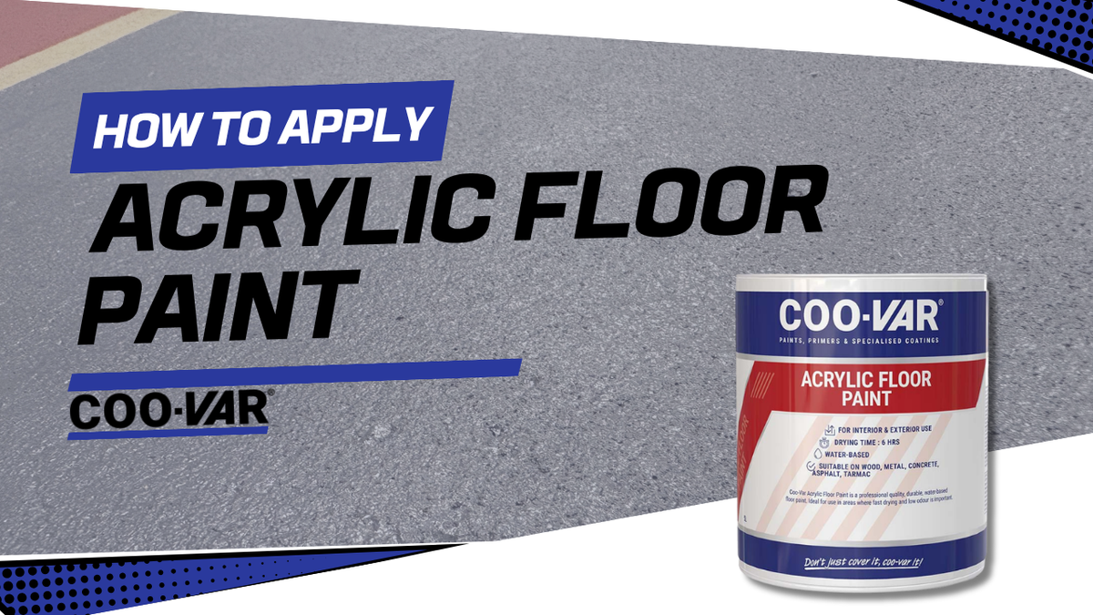 Acrylic floor paint