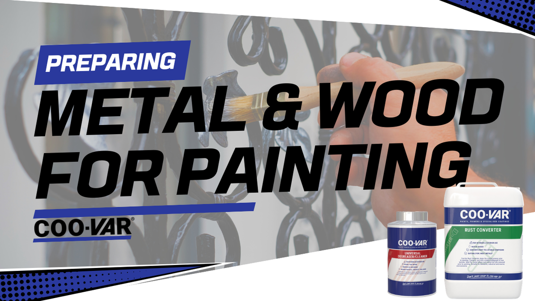 How to prepare metal & wood for painting