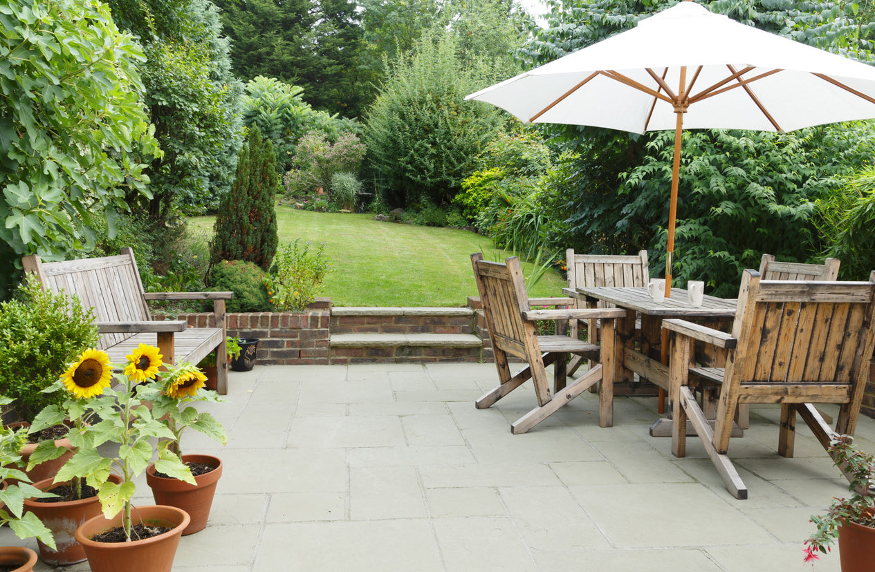 Painting a patio