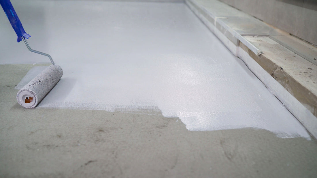 Painting a concrete floor