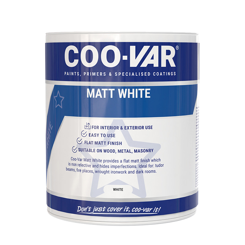 matt white paint