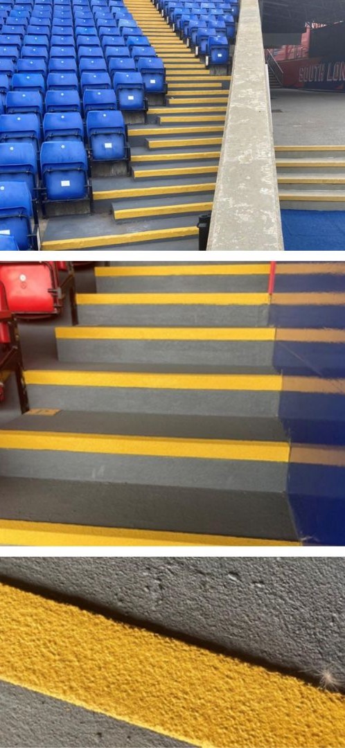 Coo-Var’s Suregrip Anti-Slip Floor Paint gets Selhurst Park Stadium Season Ready
